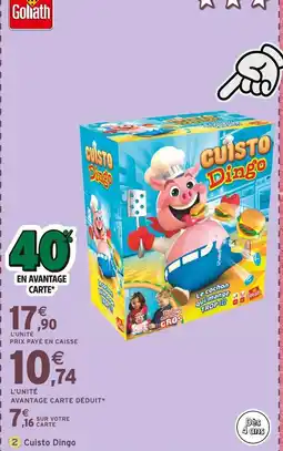 Intermarché GOLIATH Cuisto Dingo offre