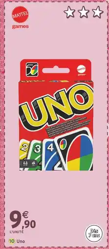 Intermarché MATTEL Uno offre