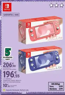 Intermarché SWITCH Switch Lite Coral offre