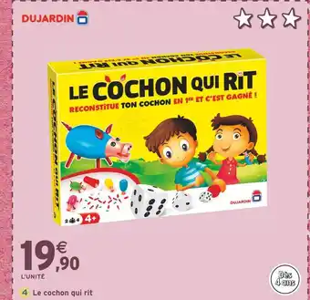 Intermarché DUJARDIN 10 Le cochon qui rit offre