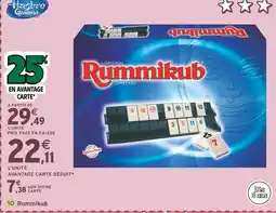 Intermarché Hasbro Gaming Rummikub offre