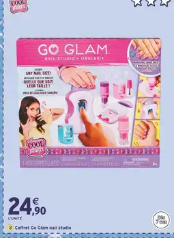 Intermarché Cool Maker Coffret Go Glam nail studio COOL MAKER offre