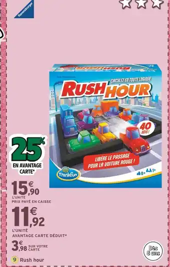 Intermarché THINKFUN Rush Hour offre