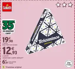 Intermarché GOLIATH Triominos Original offre