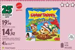Intermarché Mattel Chass'Taupes jeu offre