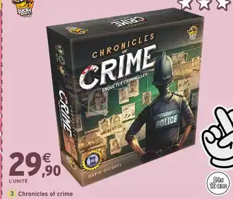Intermarché Chronicles of crime LUCKY DUCK offre