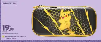 Intermarché Housse de protection switch2- pikachu storm power a offre