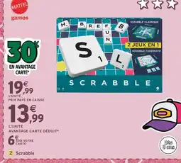 Intermarché MATTEL Scrabble offre