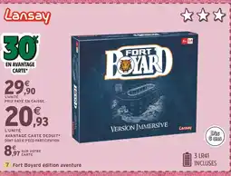 Intermarché LANSAY Fort Boyard édition aventure offre