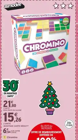 Intermarché Asmodee Chromino offre