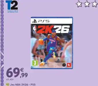 Intermarché Jeu NBA 2K26 - PS5 offre