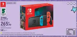 Intermarché NINTENDO Console Nintendo Switch avec manettes offre
