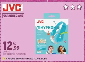 Intermarché JVC Casque Enfants offre