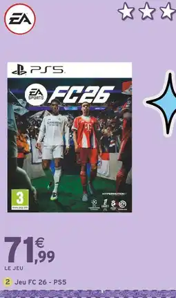 Intermarché EA Jeu FC 26 - PS5 offre