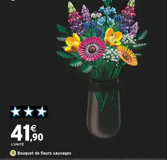 Intermarché LEGO Bouquet de fleurs sauvages offre