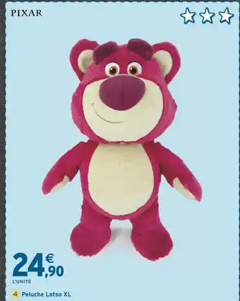 Intermarché DISNEY Peluche Lotso XL offre