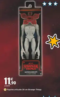 Intermarché Figurine articulée 30 cm stranger things offre