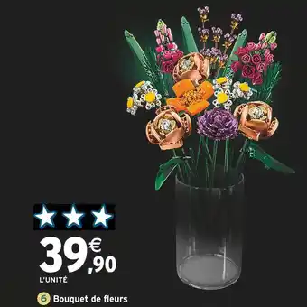 Intermarché LEGO Bouquet de fleurs offre