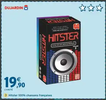 Intermarché DUJARDIN Hitster 100% chansons françaises offre