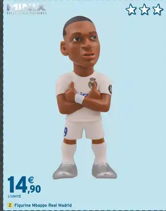 Intermarché Minix Figurine Mbappe Real Madrid offre