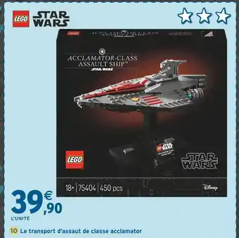 Intermarché LEGO Le transport d’assaut de classe offre