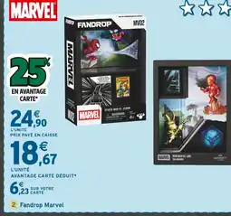 Intermarché Marvel Fandrop Marvel offre