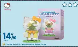 Intermarché Hello Kitty Figurine vinyle collector édition florale offre
