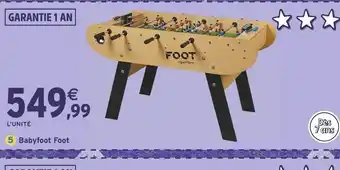 Intermarché Babyfoot Foot RENÉ PIERREƒ offre