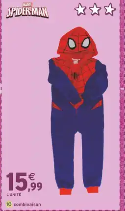 Intermarché Combinaison Spiderman offre