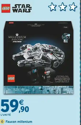 Intermarché LEGO STAR WARS Faucon millenium offre