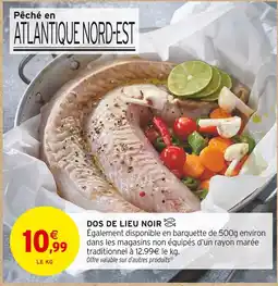 Intermarché Dos de lieu noir offre