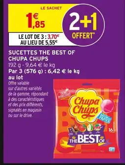 Intermarché Chupa Chups Sucettes The Best Of offre