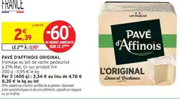 Intermarché ORIGINAL Pavé d'affinois offre