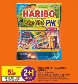 Intermarché Haribo Méga-Fête PIK Halloween offre