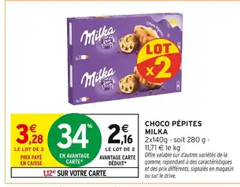 Intermarché Milka Choco Pépites offre
