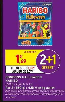 Intermarché HARIBO BONBONS HALLOWEEN offre