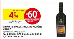 Intermarché Maille Vinaigre Balsamique de Modène offre