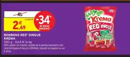 Intermarché Krema Bonbons Red' Dingue offre
