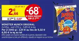 Intermarché VICO Monster Munch Original offre