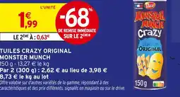 Intermarché Vico Monster Munch Crazy Original offre