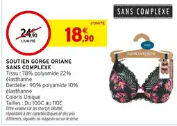 Intermarché Sans Complexe Soutien Gorge Oriane offre