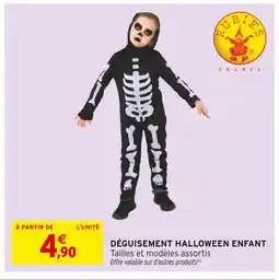 Intermarché Rubie's Déguisement Halloween Enfant offre