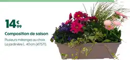 Truffaut Composition de saison offre