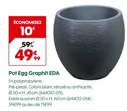 Truffaut EDA Pot Egg Graphit offre