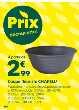 Truffaut CHAPELU Coupe fleuriste offre