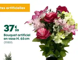 Truffaut Bouquet artificiel en vase H. 65 cm offre