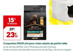Truffaut Purina Pro Plan Croquettes pour chien adulte de petite taille offre