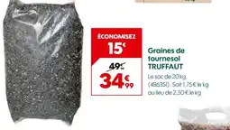 Truffaut TRUFFAUT Graines de tournesol offre