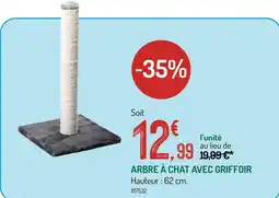 Botanic Arbre à chat avec griffoir offre