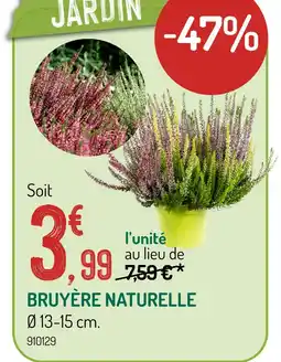 Botanic Bruyère Naturelle offre